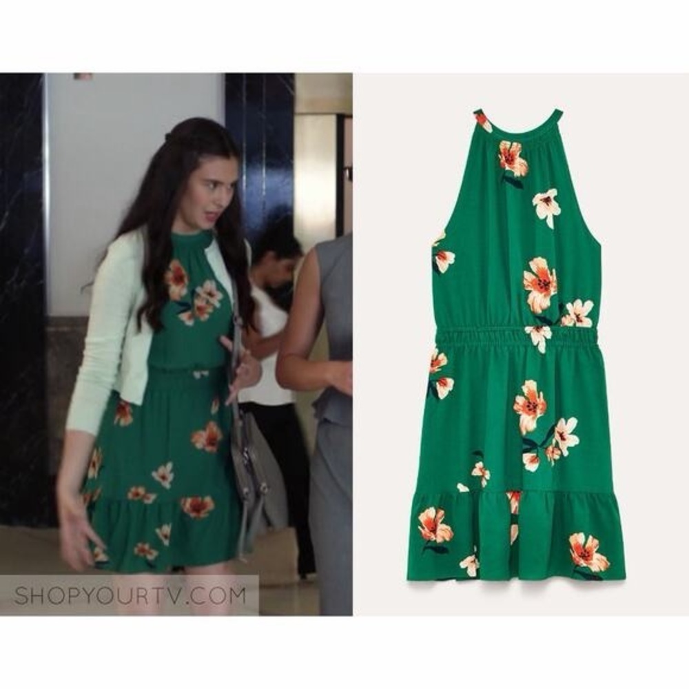 Wilfred Aritzia Effet Dress in Irish Hills Bellini (105)